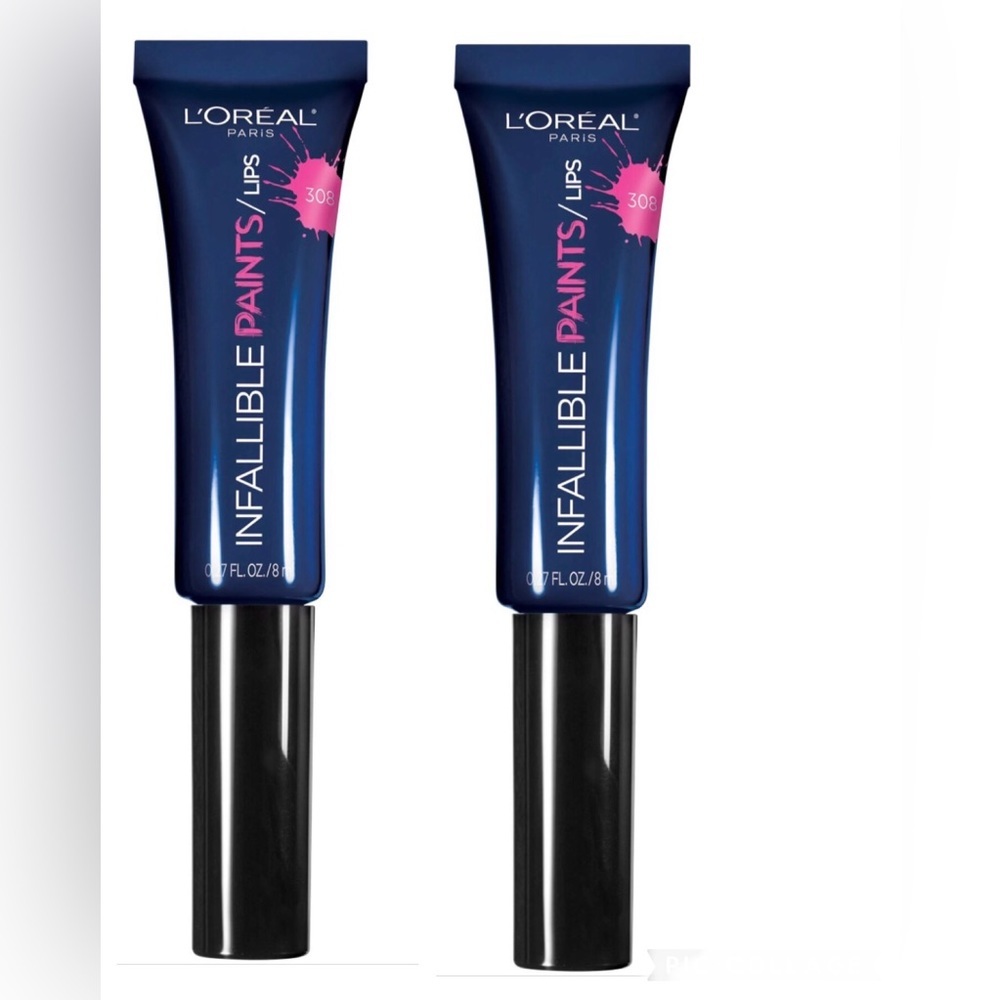 2pack L'Oreal Paris Infallible PAINTS/LIPS in‎ Navy Spy new